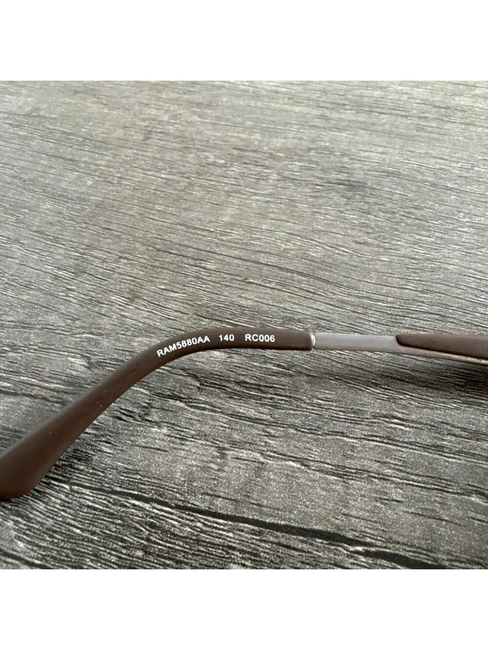 Ray Ban Sunglasses Men Silver Brown Pilot FRAMES ONLY RAM5880 RC006 62-15